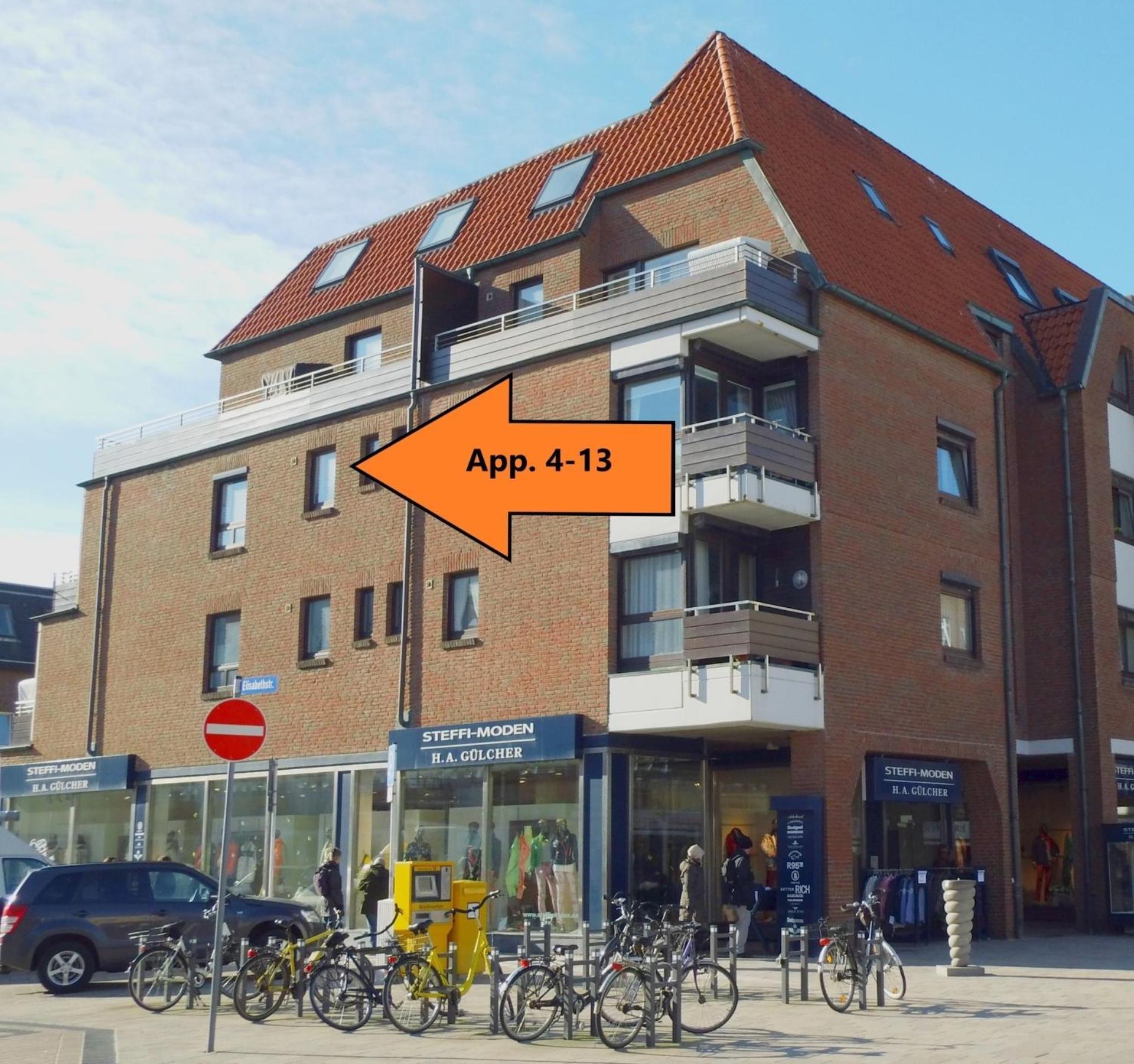 4-13, Friedrichstr 35, Sehr Strandnah Mit Sonnigen Suedbalkon, 2 Zi Apartment
